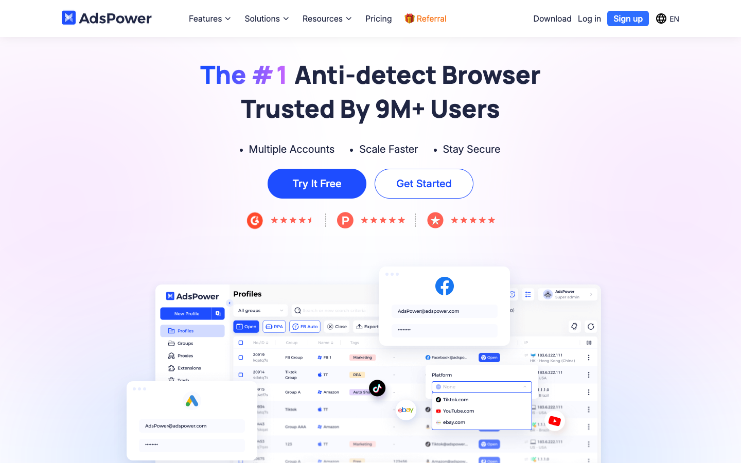 AdsPower website AdsPower website